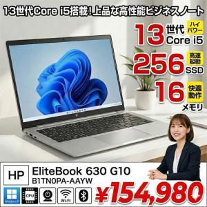 【■新品ノート】HP EliteBook 630 G10 B1TN0PA-AAYW Win11Pro [Corei5 1335U メモリ16GB SSD256GB 無線 カメラ Type-C FHD 13.3型] :新品