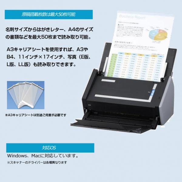 富士通 ScanSnap S1500 FI-S1500 600dpi A4 両面 パーソナルドキュメントスキャナ 良品sub_image9