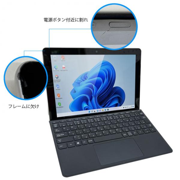 【今だけ!ペン+ケース】Microsoft Surface GO 中古 2in1 タブレット 選べるカラー 純正タイプカバー付 [Pentium Gold 4415Y 4G 64G 無線 カメラ 10型]:訳ありsub_image7