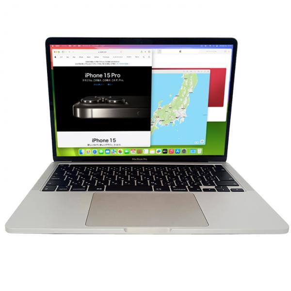 【中古パソコン】Apple MacBook Pro 13.3inch MYDA2J/A A2338 2020 選べるOS TouchBar TouchID [Apple M1 8G SSD256GB 無線 BT カメラ 13.3インチ 純箱 Silver] :美品sub_image6