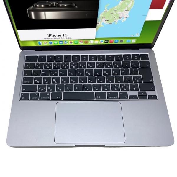 【中古パソコン】Apple MacBook Air 13.6inch MLXX3J/A A2681 2022 TouchID [Apple M2 8コア メモリ8GB SSD512GB 無線 BT カメラ 純箱 Space Gray] :良品sub_image7