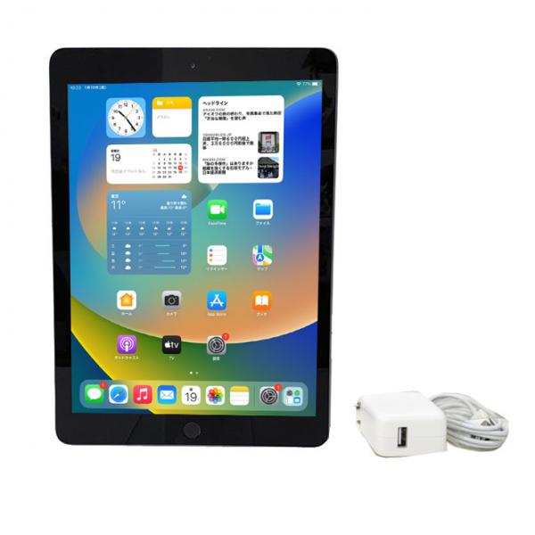 【中古iPad 今だけLightningキーボード付】Apple iPad5 第5世代 MP2F2J/A Wi-Fi 2017 32GB A1822 7色から選べるオリジナルカラー  [ A9 32GB(SSD) 9.7インチ iPadOS 16.7.4 スペースグレイ ] :アウトレットsub_image1