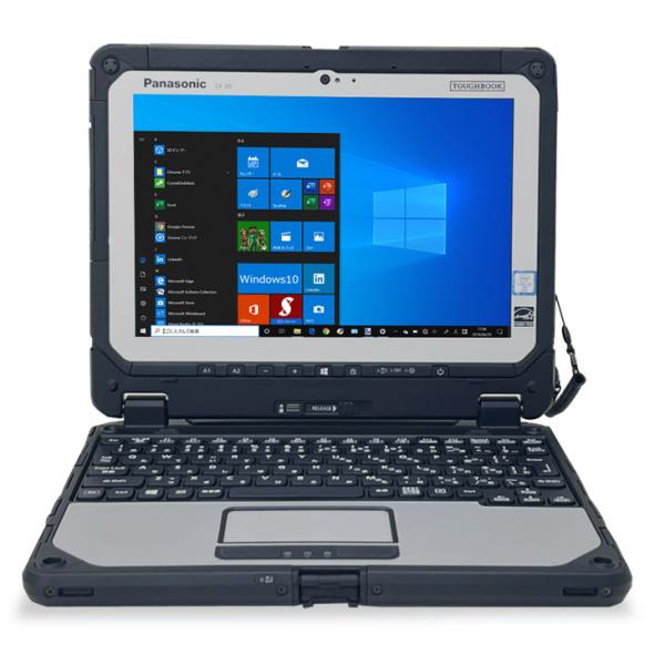 Panasonic TOUGHBOOK タフブック CF-20A03856 現場で活躍 デタッチャブルPC Office [Core m5 6Y57　4GB SSD128GB 無線 BT 10.1型]:良品sub_image8