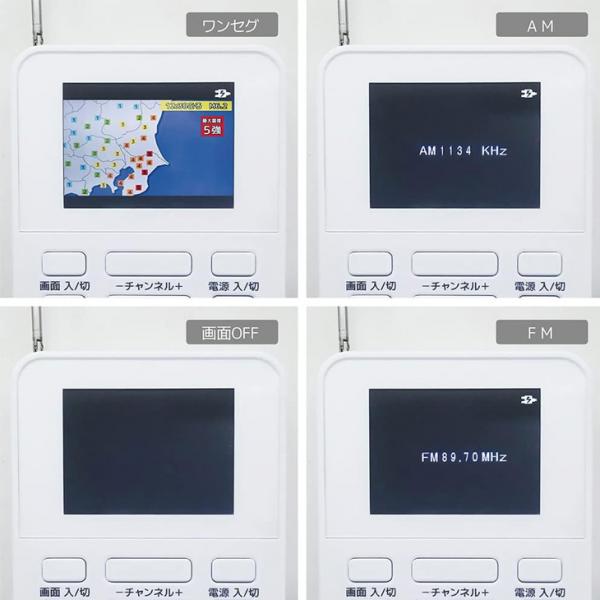 【展示品未使用パッケージ無し】STAYER 防災 ワンセグTVラジオ 乾電池 USB給電の2系統 SH-GDTV-DC ゆうパケット送料無料sub_image6