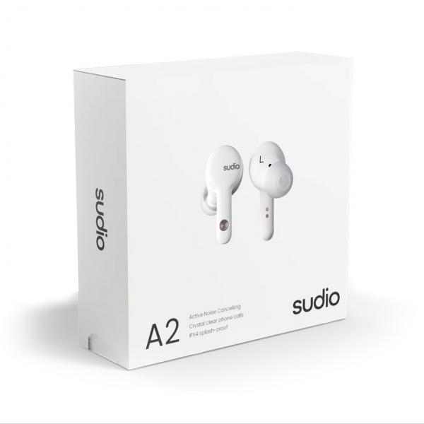 【新品未使用】Sudio A2 完全ワイヤレス イヤホン アクティブ・ノイズ・キャンセリング 防水 Bluetooth　純箱 ホワイト・ピンク　sub_image13
