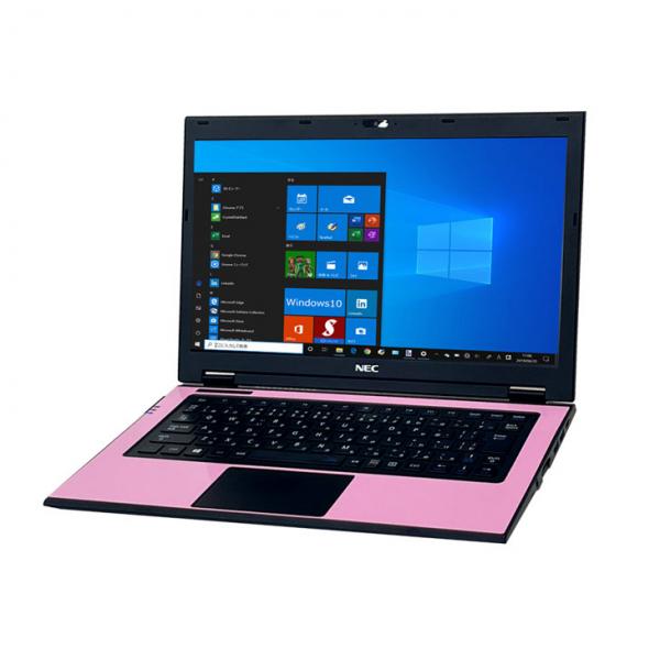 【中古パソコン ファッションピンクに変更済み】NEC VersaPro UltraLite VK22TG 中古 ノート  Office Win10 第5世代[Core i5 5200U メモリ4GB SSD128GB 無線　カメラ 13.3型]:アウトレットsub_image1