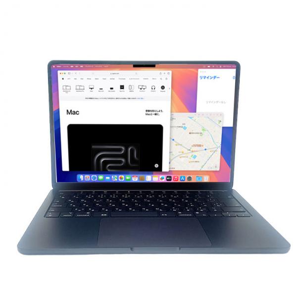 Apple MacBook Air 13.6inch MRXV3J/A A3113 2024 TouchID [Apple M3 8コア 8GB SSD256GB 無線 BT カメラ Midnight 純箱] :美品sub_image11