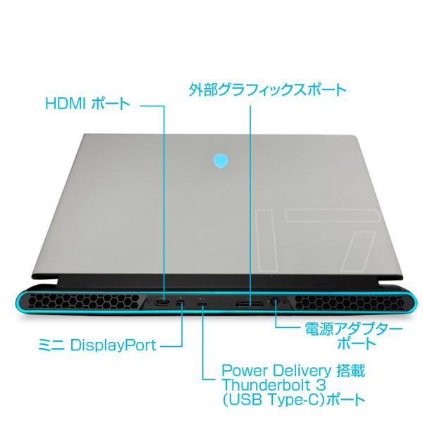 DELL ALIENWARE m17 R3  中古 ゲーミングノート Office Win11 RTX2080SUPER搭載 [Corei7 10875H メモリ32GB SSD2TB カメラ 無線 17.3型]:アウトレットsub_image11