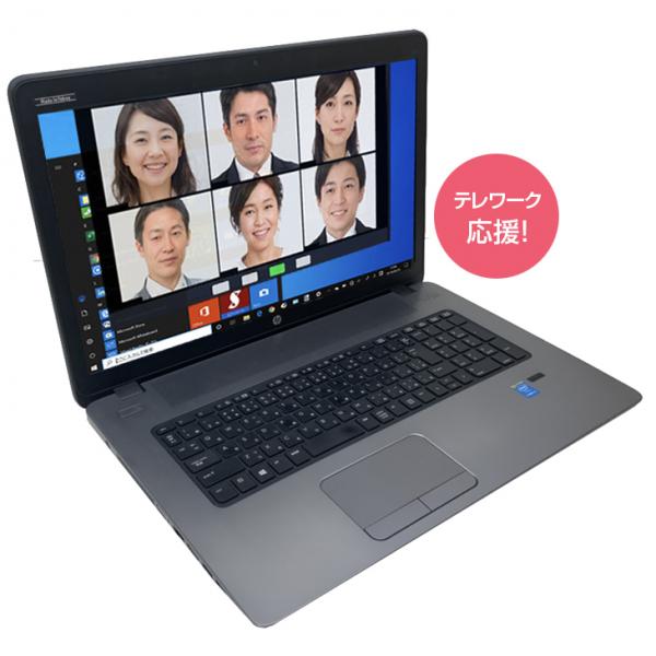 HP 470G2 中古 ノート テレワーク応援!Office Win10 テンキー カメラ  指紋[Core i3 5010U 2.1GHz 8GB SSD512GB マルチ 無線 17.3型]:良品sub_image7