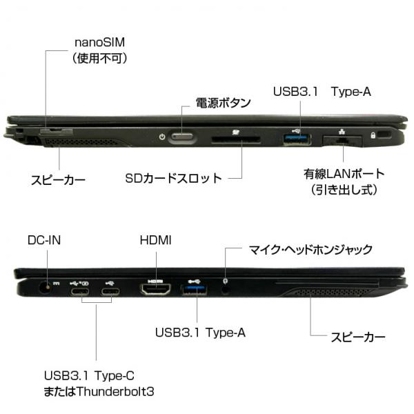 【中古パソコン】富士通 LIFEBOOK U939X/A 中古 ノートOffice 選べるOS Win10 or Win11 第8世代[Core i5 8365U メモリ8GB SSD256GB 無線 カメラ 13.3型] :アウトレットsub_image9