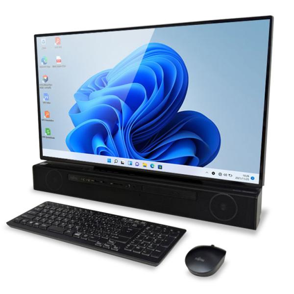 富士通 ESPRIMO WF2/EC FMVWE2F2F 中古 一体型 Office Win11home キーマウス セット[Core i7 10750 メモリ8GB SSD256GB HDD1TB マルチ 27型]:美品sub_image7