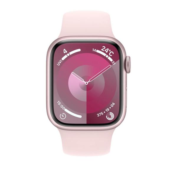 【中古】Apple Watch Series 9(GPS+CELL)41mm MR933J/A A2982　アルミニウムケース+スポーツバンド(S/M)  アップルウォッチ ピンク:良品sub_image3