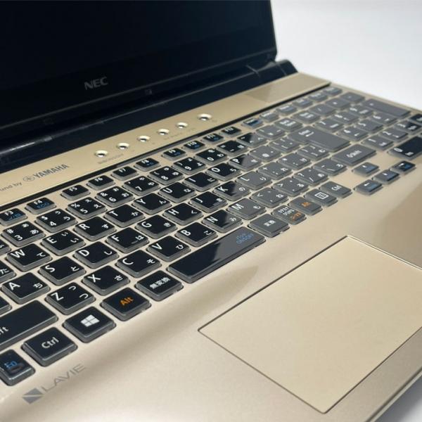 【中古パソコン】NEC LAVIE NS750/DAG 中古 ノート Office 選べる Win11 or Win10 第6世代タッチパネル[Core i7 6500U 8G 512G BD 無線 テンキー カメラ 15.6 ゴールド] :良品sub_image8