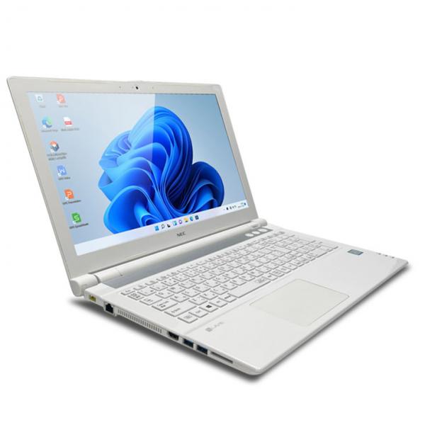 【中古パソコン】NEC LAVIE NS600JAW 中古 ノート Office Win11 home 第8世代 [Core i7 8550U 8GB SSD512GB マルチ カメラ 無線 エクストラホワイト]:良品sub_image2