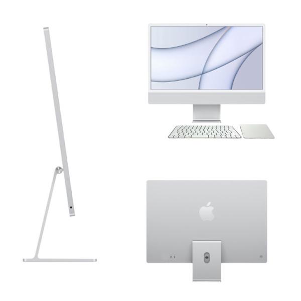 Apple iMac 24inch MGPD3J/A  A2438 4.5K 2021 一体型 選べるOS [Apple M1 8コア 16GB SSD512GB 無線 BT カメラ 24インチ Silver ]:美品sub_image4
