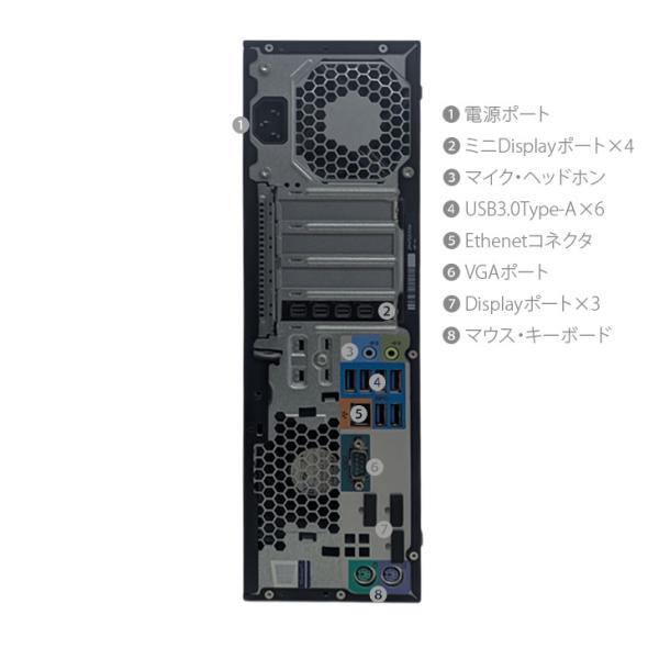 【中古パソコン】Win7実機 HP Workstation Z240 SFF|Windows 7 Professional プリインストール|産業用・設備制御・レガシーソフト維持に最適sub_image7