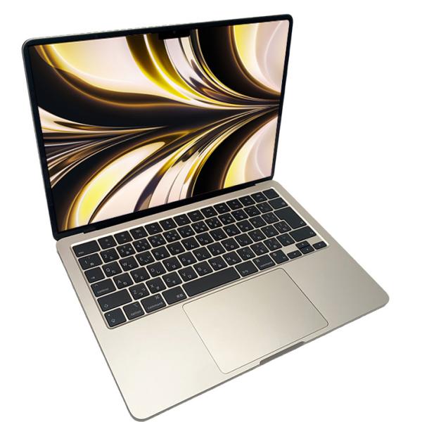 【中古パソコン】Apple MacBook Air 13.6inch MLY13J/A A2681 2022 選べるOS TouchID [Apple M2 8コア メモリ8GB SSD256GB 無線 BT カメラ 13.6 Starlight] :美品sub_image6