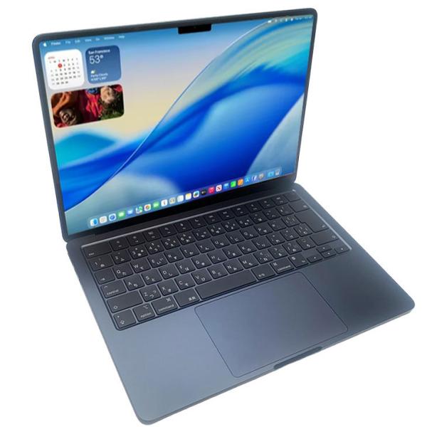 【中古パソコン】Apple MacBook Air 13.6inch MRXV3J/A A3113 2024 TouchID [Apple M3 8コア 8GB SSD256GB 無線 BT カメラ Midnight 純箱] :美品sub_image6
