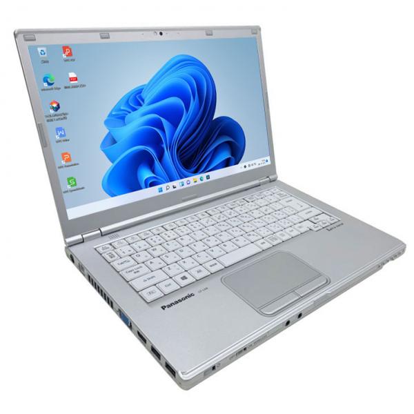 【中古パソコン】Panasonic CF-LX4 中古 ノート 選べるカラー Office Win10 or Win11 第5世代 [Core i5 5200U 8GB SSD512GB マルチ 無線 カメラ 14型〕:良品sub_image1