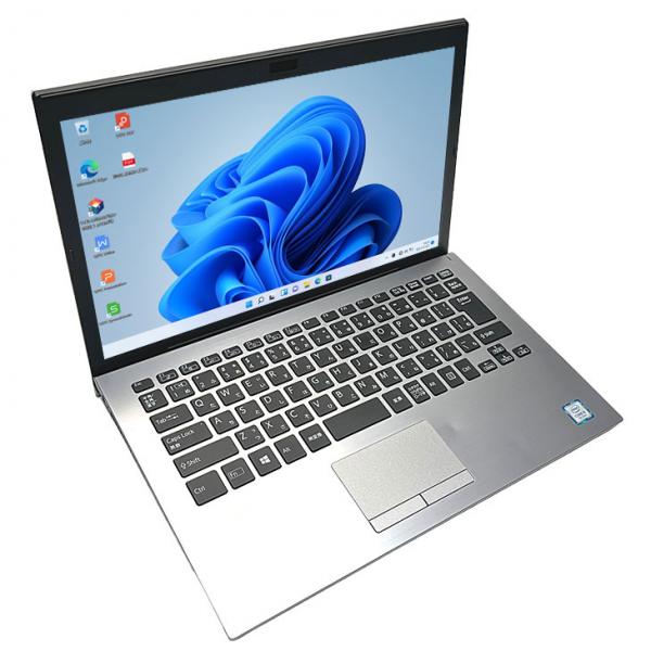 【中古パソコン】VAIO ProPG VJPG11C12N SIMフリー 中古 ノート Office Win10or11 フルHD 第7世代 [Corei5 7200U 8GB SSD512GB 無線 カメラ BT 13.3 シルバー]:アウトレットsub_image2