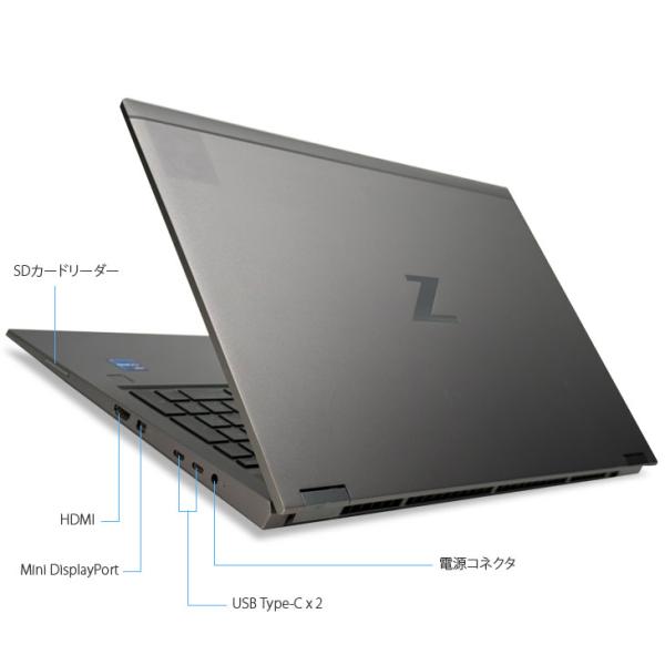 【モバイルワークステーション】ZBook Fury 15.6G8 4U239PA#ABJ　Win11 テンキー Quadro T1200  [Corei7 11800H メモリ16GB SS512+HD1TB 無線 カメラ 15.6型 ]:良品sub_image7