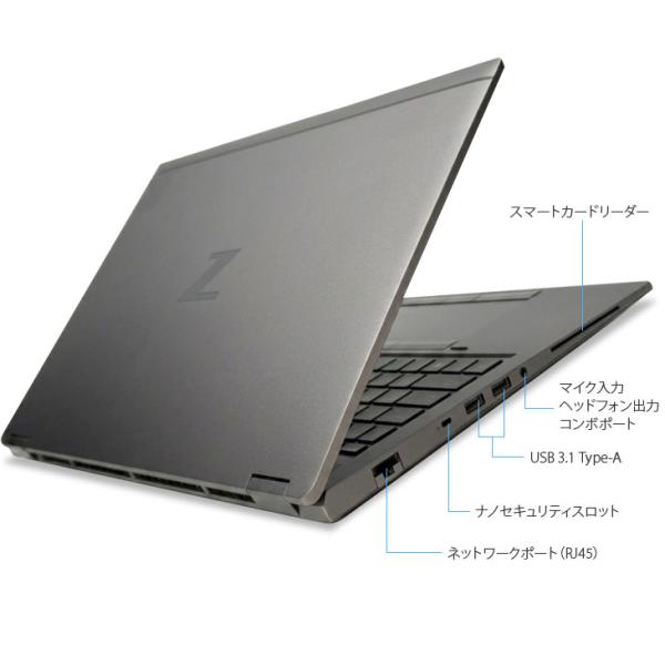 【モバイルワークステーション】ZBook Fury 15.6G8 4U239PA#ABJ　Win11 テンキー Quadro T1200  [Corei7 11800H メモリ16GB SS512+HD1TB 無線 カメラ 15.6型 ]:良品sub_image8