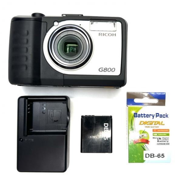 【新品バッテリー付】RICOH G800P 改ざん防止 デジタルカメラ 防水 防塵 耐衝撃 業務用 1600万画素 光学5倍 CMOS 3.0型約92万ドット液晶　ISO25600 ブラック :良品sub_image8