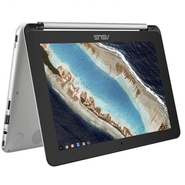 ASUS Chromebook Flip C101PA シルバー タッチパネル Chrome OS クロームブック [OP1 Hexa-core メモリ4GB　eMMC16GB BT カメラ10.1型] :良品sub_image6