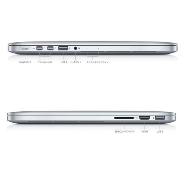 【新品バッテリ交換済】Apple MacBook Pro 15.4inch MJLQ2J/A A1398 Mid 2015 選べるOS [core i7 4770HQ 16G 512G 無線 BT カメラ 15.4 ] :アウトレットsub_image6