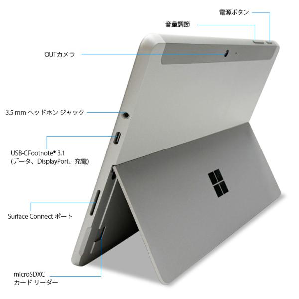 Microsoft Surface GO4 XHU-00015 中古 2in1 タブレット Office Win11 BTキー+ペン+7in1ハブ[N200 8GB 128G 10.5型 ]:アウトレットsub_image11