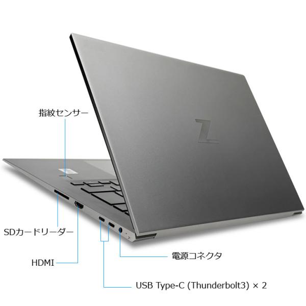 ZBook Studio G7 469D9PA#ABJ　Win11 テンキー Quadro T2000  [Corei7 11800H メモリ32GB SS512 無線 カメラ 15.6型 ]:良品sub_image10