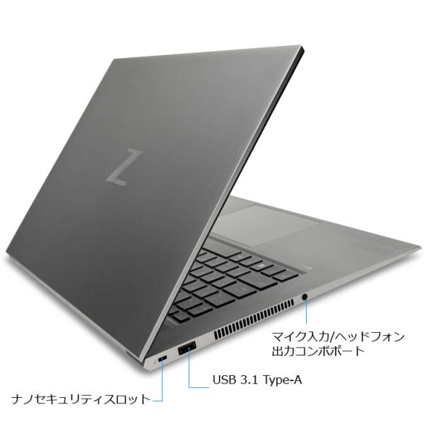 ZBook Studio G7 469D9PA#ABJ　Win11 テンキー Quadro T2000  [Corei7 11800H メモリ32GB SS512 無線 カメラ 15.6型 ]:良品sub_image11