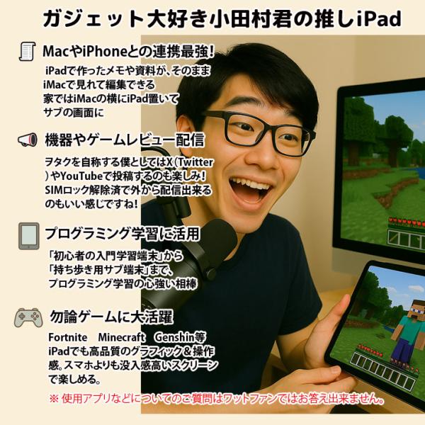【SIMロック解除済】【今だけ!期間限定価格+モバイルバッテリー付】Apple iPadAir4 第4世代 MYH42J/A au Wi-Fi+cel 256GB A2072  [A14  Liquid Retina 10.9 最新OS　iPadOS26 シルバー] :アウトレットsub_image9