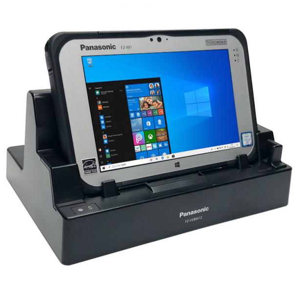 【使用時間50h以下】Panasonic TOUGHPAD タフパッド ドック付 FZ-M1FQ43XVJ タブレット Win10 [Core M5 6Y57 メモリ4GB SSD128GB 無線 BT カメラ 7型] :良品sub_image2