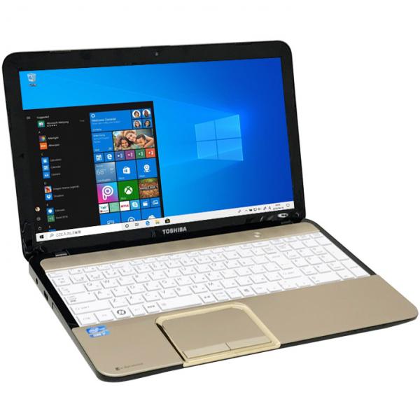 【中古パソコン】東芝 DynaBook T552/58 中古ノート Office Win10 Blu-ray 新品キーボード [core i7 3610QM 8G SSD256GB BD 無線 テンキー カメラ15.6型 ゴールド] :良品sub_image2