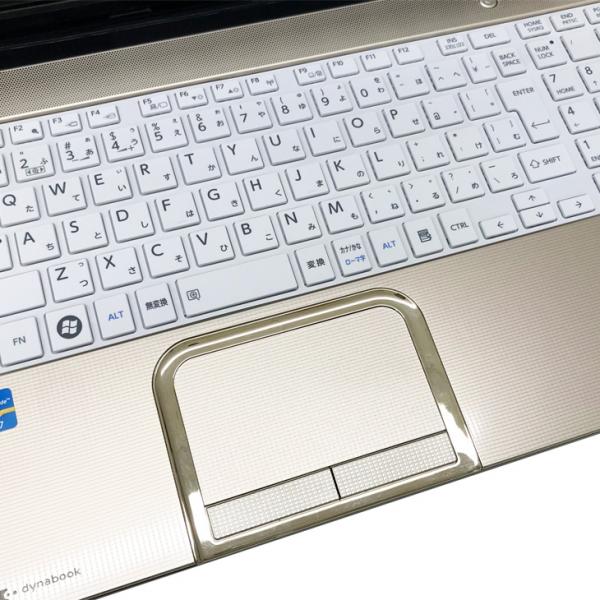 【中古パソコン】東芝 DynaBook T552/58 中古ノート Office Win10 Blu-ray 新品キーボード [core i7 3610QM 8G SSD256GB BD 無線 テンキー カメラ15.6型 ゴールド] :良品sub_image6