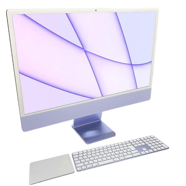 Apple iMac 24inch Z131 A2438 4.5K 2021 一体型 選べるOS Touch ID [Apple M1 8コア メモリ8GB SSD512GB 無線 BT カメラ 24インチ Purple 純箱 ]:美品sub_image6