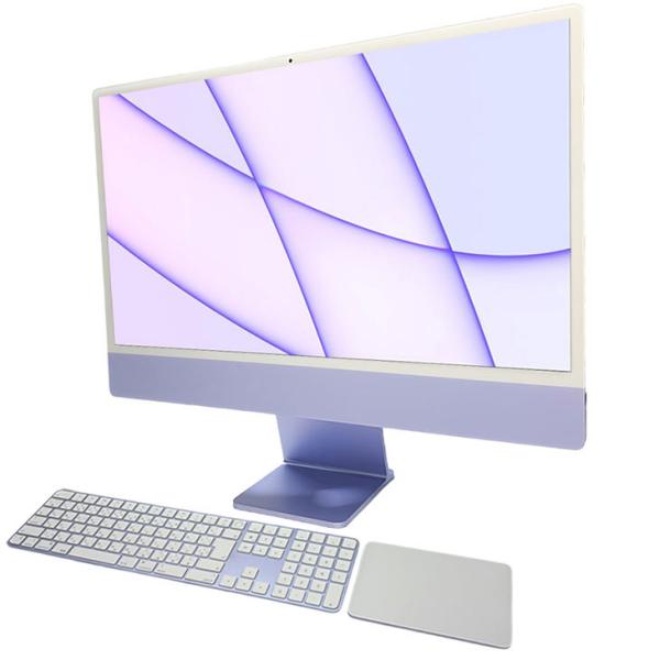 Apple iMac 24inch Z131 A2438 4.5K 2021 一体型 選べるOS Touch ID [Apple M1 8コア メモリ8GB SSD512GB 無線 BT カメラ 24インチ Purple 純箱 ]:美品sub_image7