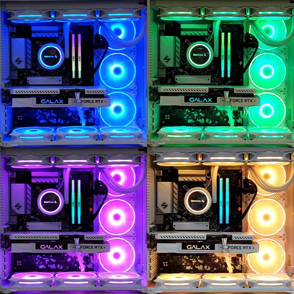 ゲーミングPC 白色海景房 HJF-ATX(WH)水冷 GeForce RTX4080 第13世代 Corei5 13400F  Win11Home　 NVMe M.2 SSD500GB メモリ16GB eスポーツ PASOUL 極 1年保証sub_image2