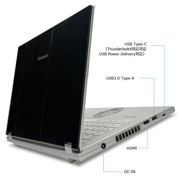 【黒い天板がスタイリッシュ】Panasonic レッツノート　CF-LV1 CF-LV1V22AS Office Win11 第11世代[Core i7 1185G7 メモリ16GB SSD512GB 無線 14型 BK]:良品sub_image9