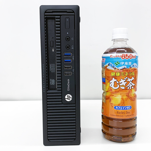 【今だけ新生活応援ポッキリ価格】HP EliteDesk 800G1 USDT 2画面デュアルモニタ仕様 中古 小型 デスクトップ Office Win10 第4世代 キー・マウス付  [Core i5 4570s　メモリ8GB SSD128GB マルチ 無線 22型×2]sub_image7