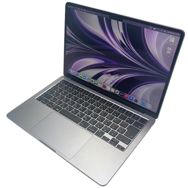 Apple MacBook Air 13.6inch MLXW3J/A A2681 2022 TouchID [Apple M2 8コア 8G SSD256GB 無線 BT カメラ 13.6 Space Gray 純箱] :美品sub_image3