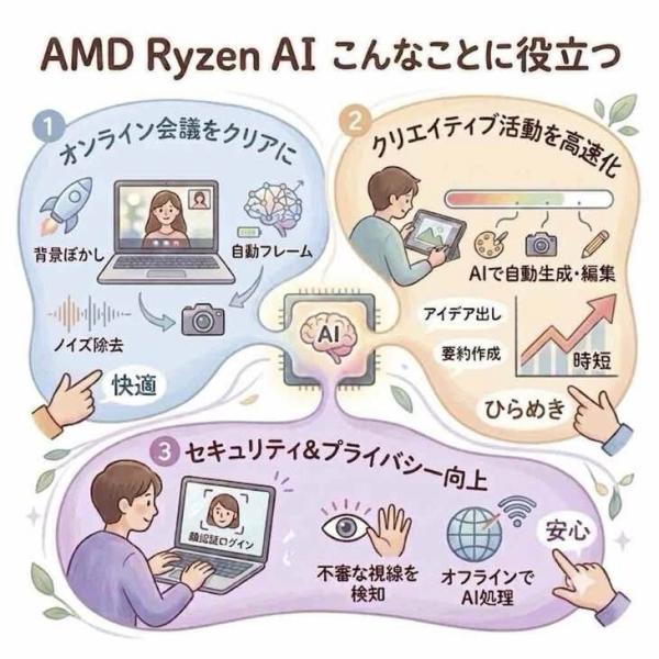 【新品パソコン 】【最新CPU搭載】ASUS JAPAN ExpertBook PM3406CKA-LY0185X Win11 [Ryzen AI 7 350 メモリ32GB SSD512GB 無線 カメラ 14.0型]:新品sub_image7