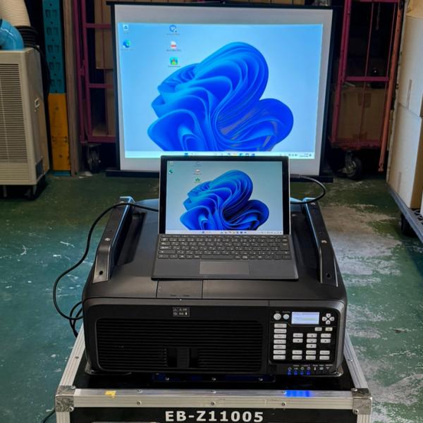 EPSON 液晶プロジェクター EB-Z11005 ELPLS04 標準レンズ付属 11000lm 解像度XGA 3LCD方式  24.2kg リモコン ハードケース付:良品sub_image9