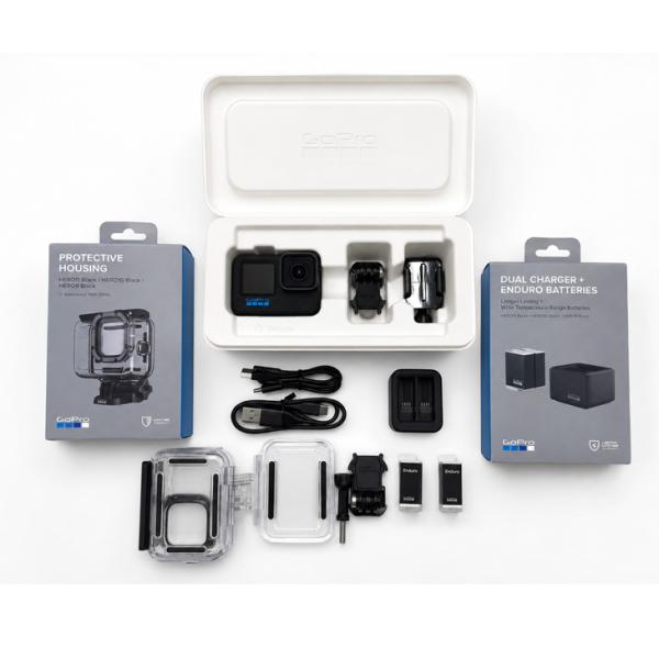【付属品揃った美品1点のみ入荷!】GoPro HERO12 Black CHDHX-121-FW 5.3K動画 HyperSmooth6.0 HDR対応 Enduroバッテリー2個 デュアル充電器 保護ハウジング付 アクションカメラsub_image11