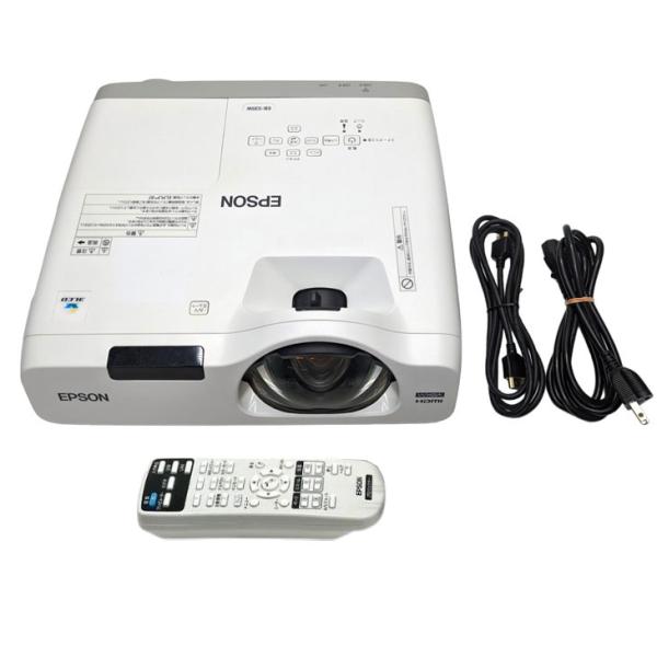 【使用時間400時間以下】EPSON 超短焦点レンズ 液晶プロジェクター EB-535W 3400lm WXGA 3LCD方式 HDMI リモコン付　:良品sub_image6
