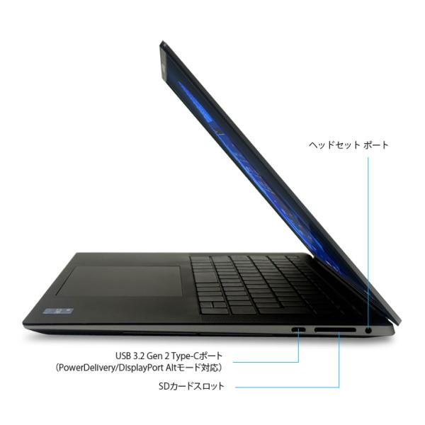 【中古パソコン スタイリッシュなモバイルワークステーション】DELL PRECISION 5560 中古 ノート Office Win11 Quadro T1200搭載 [Corei7 11850H 32GB SSD512GB カメラ BT 15.6型]:良品sub_image9