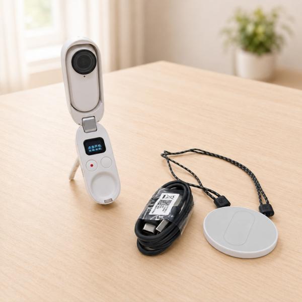 【中古良品】Insta360 GO 2 小型アクションカメラ FlowState手ブレ補正 4m防水 ハンズフリー・自撮り対応 リモコン・三脚機能搭載充電ケース 磁器ペンダントsub_image8