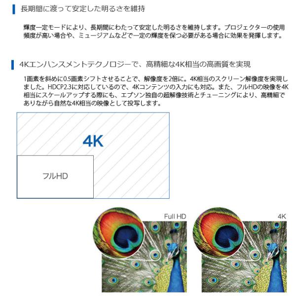 EPPSON レーザー光源搭載ビジネスプロジェクター EB-L1500UH 12000lm 3LCD方式 WUXGA 超短焦点レンズ ELPLU04 大規模イベント 講演会 展示会 企業のプレゼンテーション 映像コンテンツの上映 劇場　ホールsub_image4