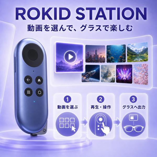 【グラス&ステーションセット】ROKID MAX RA201 ARグラス ROKID STATION Remote セット フルHD Micro-OLED 最大120Hz 近視度数調整対応sub_image8